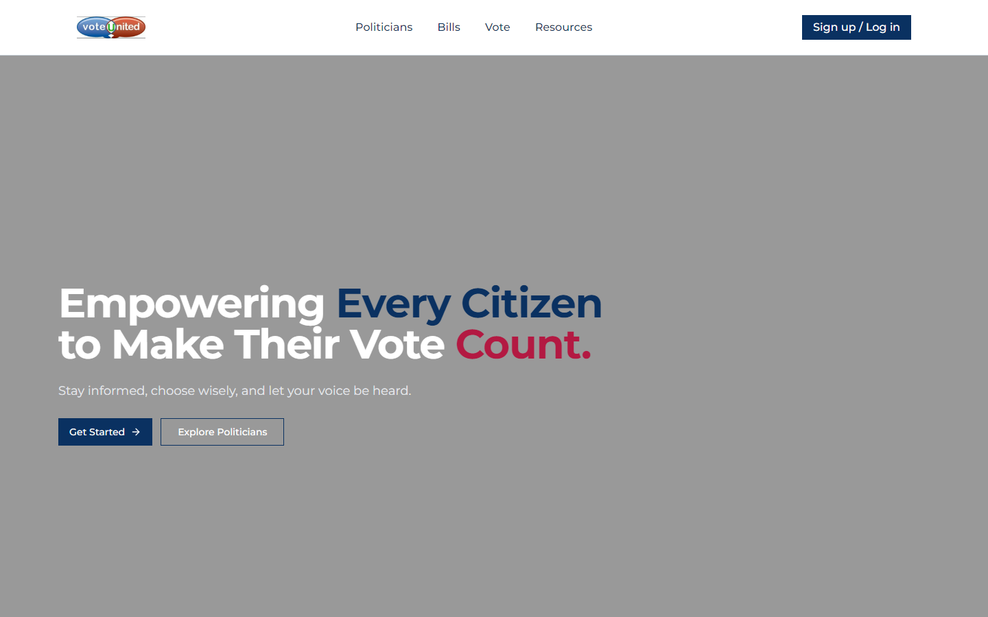 VOTE UNITED